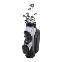 WILSON Women's PlayerFit Compete Golf Set with Cart Bag - Ladies Right Hand, Graphite, Periwinkle/Black