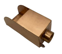 Custom Install Parts 4-Inch Smooth Copper Wall Scupper