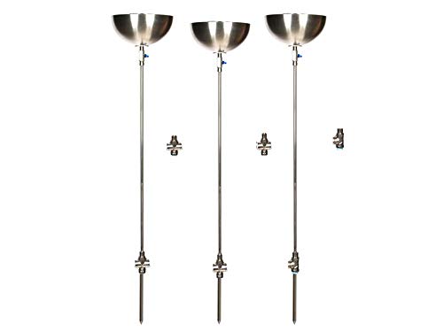 EasyFirePits Torch Fire Bowl for use w/Pre-Plumbed Propane or Natural Gas (72.00, 72 Inch Torch 3 Pack)