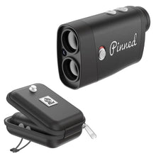 Pinned Golf Prism Slope Rangefinder | USB Rechargeable Distance Finder Black