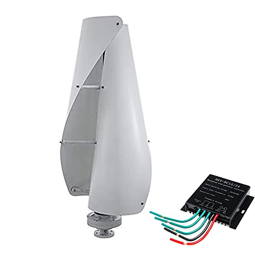 AISINILALAO 12000W Vertical Spiral Wind Power Turbine Generator+ 110V/220V Vertical Wind Generat Kit Free Energy Altern with Mppt Controller for Home Use,24v