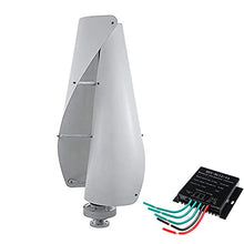 AISINILALAO 12000W Vertical Spiral Wind Power Turbine Generator+ 110V/220V Vertical Wind Generat Kit Free Energy Altern with Mppt Controller for Home Use,24v