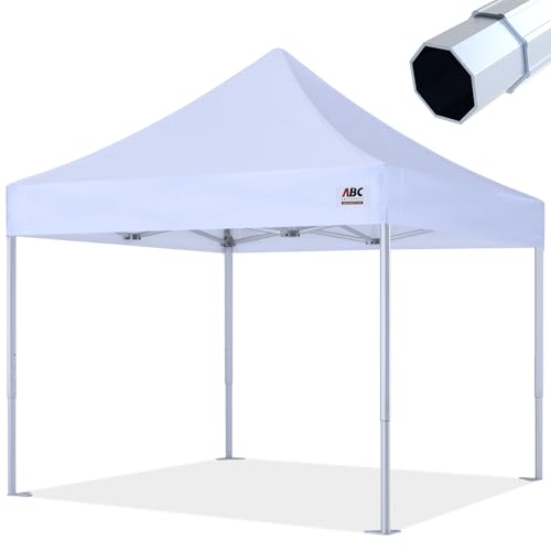 ABCCANOPY Aluminum Octagon Tent 10x10 Commercial 600D Canopy White