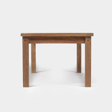 TITAN GREAT OUTDOORS Ash & Ember Grade A Teak 47in Coffee Table, Patio Lounge Tea Table for Deck, Porch, or Backyard Indoor Outdoor Use, Weather Resistant Slatted Outdoor Lounging Patio Furniture