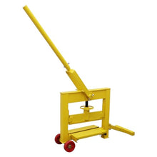 HayWHNKN Pavers Splitter Brick Block Cutter with Wheels Paving Tool Max 11.8inch Cutting Width for Kerbstone Footpath/Air/Fired Bricks