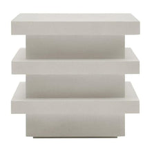 Seasonal Living Provenance Signature FRP 17" Building Block End Table in Stone