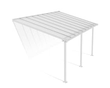 Palram - Canopia Olympia 10' x 18' Patio Cover Canopy Awning, White