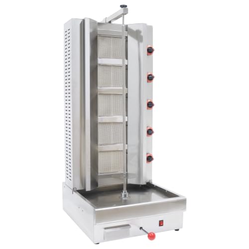 WYDDDARY Commercial Gas Shawarma Grill Machine 2800Pa 1-Station Auto-rotate
