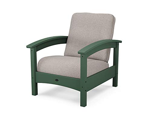 Trex Outdoor Furniture™ Rockport Club Chair in Rainforest Canopy/Weathered Tweed