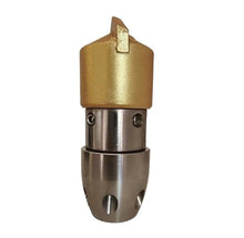 High Pressure Rotating Nozzle, Diamond Point Wear and Durable Dredge Sewer Pipe Drill Brick Cement Oil Cleaning(3l8 Female 60L)