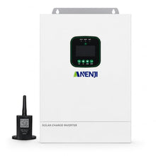 6500W Hybrid Solar Inverter 48V,Dual MPPT,300V 60A Charger,Split Phase 120V,Support Parallel Pure Sine Wave Off-Grid+On-Grid Inverter for Home Loads,Lead Acid/Lithium Battery Compatible