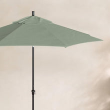 OROTLECT 9-Foot Bronze Aluminum Market Patio Umbrella With Crank Lift And Autotilt In