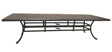 Sunvuepatio Cast Aluminum Patio Dining Set 11 Piece Outdoor Furniture 46"x120" Rectangle Table Desert Bronze