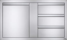 Napoleon Built-in Component - BI-4224-1D3DR - Large Single Door with Triple Drawers, Soft Close Hardware
