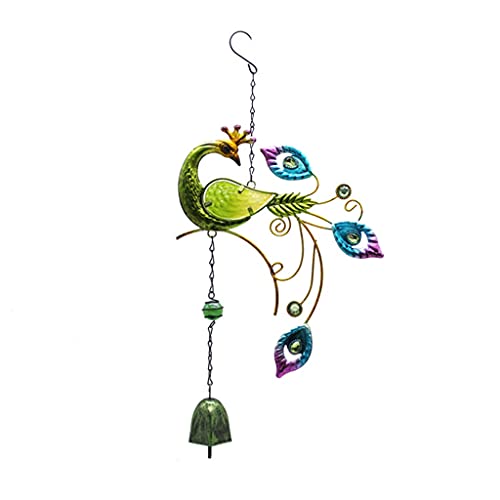 1pcs Garden Wind Chimes Window Balcony Yard Home Wall Hanging Bells Ornament Decoration (Color : E) (D)
