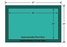 20' x 45' Rectangle Meyco PermaGuard Solid with Drain On-Ground Pool Safety Cover
