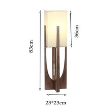 KEG801302 Solid Wood Floor Lamp Wooden (Without Light Source) Tall Light(Walnut,Small)
