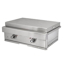 Turbo 32-inch 2-Burner Built-In Stainless Steel Teppanyaki Grill - Natural Gas