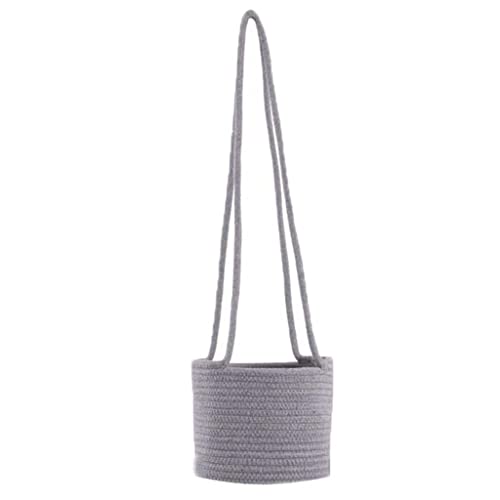 A1DFDFGOQSFG Garden Plant Hangers Rope Hanging Planter Woven Hanging Planter Basket Decorative Flower Pot Holder for Home Decor (Color : D) (E)