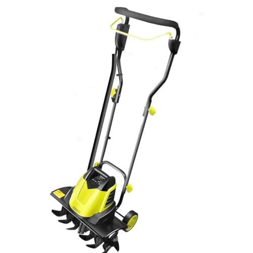 Electric Soil Scarifier, Handheld Garden Soil Tiller, 2400W Corded Foldable Soil Scarifier with 30M Power Extension Cord, Suitable for Lawn and Garden