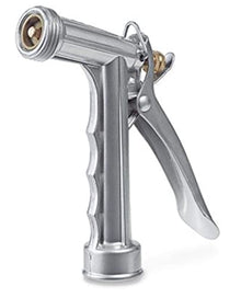 Metal Full Size Threaded Front Pistol Grip Garden Hose Nozzle (30)