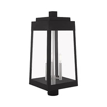 Livex Outdoor Post Top Lantern 24.75" Three Light Satin Brass