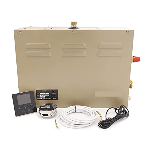 Sauna Steam Generator 3 kW - 18 kW Commercial Self-Draining Steam Generator Shower System Portable Steam Bath Generator for Commercial Use Steam Generator with Waterproof Control and Auto Drain Sauna