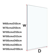 Rectangle Glass - Tempered - 8mm Thick - Flat Polished Glass, Flat Tempered Glass Table Top, Clear Rectangle Dining Table Top, for Dining Tables, Coffee Tables, Office Desk Tops ( Size : 100x60cm )