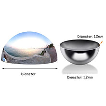 DSWMY Stainless Steel Garden Gazing Ball 1.2mm Thick Silver Multiple Sizes