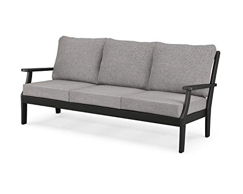 Trex Outdoor Furniture™ Yacht Club Deep Seating Sofa in Charcoal Black/Grey Mist
