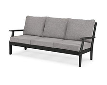 Trex Outdoor Furniture™ Yacht Club Deep Seating Sofa in Charcoal Black/Grey Mist