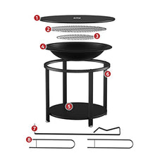 uP9sF2mD Barbecue Grill Courtyard Barbecue Table Heating Carbon Brazier Outdoor Stove Domestic Rack Indoor Barbecue Charcoal Grill