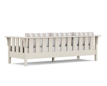 Martha Stewart by POLYWOOD® Acadia Deep Seating Sofa in Sand/Cabana Stripe Dune Burlap