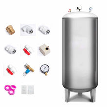 ARTSZY Water Pressure Tank Kit for Domestic Water/Irrigation, Large Capacity Well Tank for Basement Booster, Thickened Stainless Steel Pressure Tank(79.3Gal/300L)