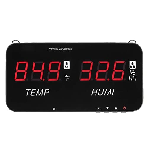 JSEIAJB Intelligent Temperature Humidity Meter Wall-Mounted Digital Thermometer Hygrometer Industrial Agricultural Thermo-hygromete