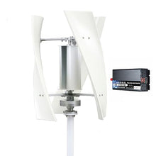 HUIZHITENGDA 3000W Vertical Wind Turbine Kit, 220V-12V Waterproof IP67 3 Phase AC Permanent Magnet Generator with MPPT Charge Controller Suitable for Wind/Solar Power,48v