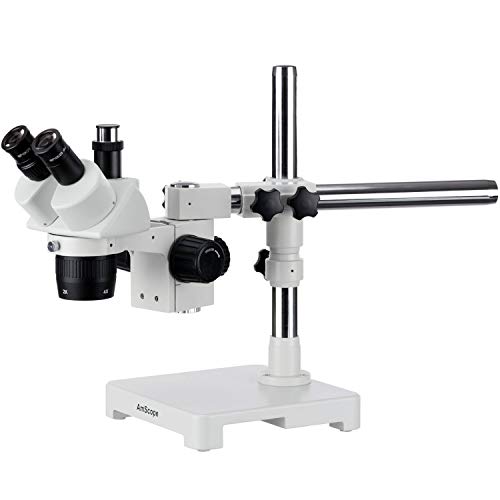 AmScope Trinocular Stereo Microscope 20X/40X Magnification Clear