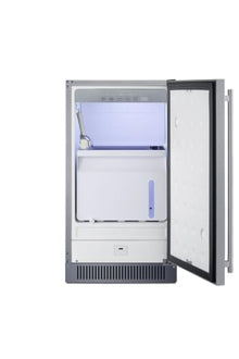 Summit 60 lbs. Clear Ice Maker, Outdoor, Stainless Steel- BIM182OSADA