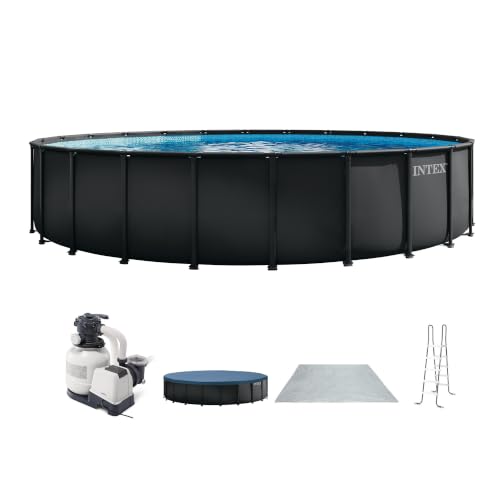 INTEX Ultra XTR 24ft x 52in Round Above Ground Swimming Pool Set w/Pump