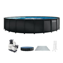INTEX Ultra XTR 24ft x 52in Round Above Ground Swimming Pool Set w/Pump