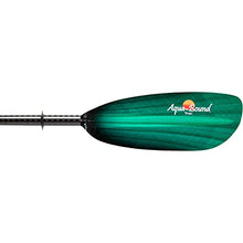 AQUA BOUND Tango Fiberglass Bent Shaft 2-Piece Kayak Paddle GreenTide
