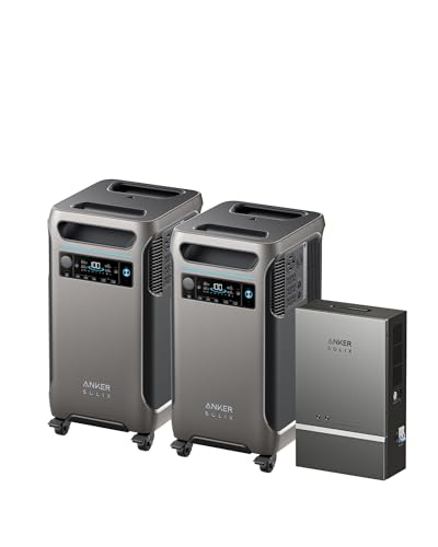 Anker SOLIX F3800 Portable Power Station and Home Power Panel, 7680Wh
