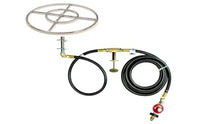 EasyFirePits Complete LP Deluxe Fire Pit Kit & Lifetime Warranted 316 Stainless Steel Burner Choice (12.00, 12 Inch Double Ring)