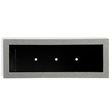 PolyStone Milan Modern Outdoor/Indoor Rectangular Trough Planter - 46" x 17" x 19" H - Lightweight Weather Resistant Stone-Look Resin Planter - Commercial & Residential - Gray Granite