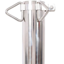 12FT Shade Sail Pole, Heavy Duty 304 Stainless Steel Sun Shade Sail Pole with Base Plate, Adjustable Triangular Ring Clamp System, Shade Sail Support Post Kit for Patio, Garden, Deck, Backyard