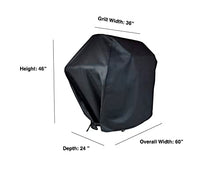 Windproof Covers 36 inch Heavy Duty Premium Quality BBQ Grill Cover to fit Lynx Sedona Cart Grill