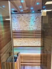 HEALTH AND MED.COM Canadian Red Cedar Wood Indoor Swedish Steam Sauna Wood