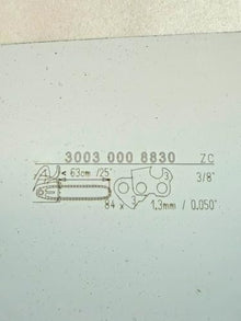 MS500i MS660 25" BAR AND CHAIN 3/8" .050" 84DL 3003 000 8830,Replacement for STIHL OEM