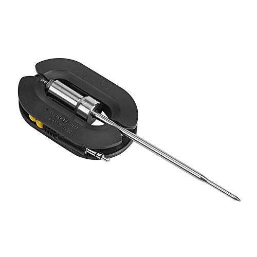 MVUYO Smart BBQ Grill Thermometer - Upgraded Stainless Probes Safe to Leave in Outdoor Barbecue Meat Smoker - Remote Alert