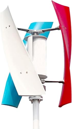 CHRISK Vertical Wind Generator 5000W Inner Air Duct Small Free Energy Wind Turbine Power Permanent Maglev with MPPT Controller,12v